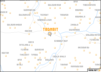 map of Tadmaït
