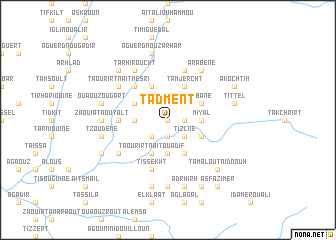 map of Tadment