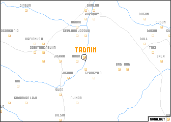 map of Tadnim