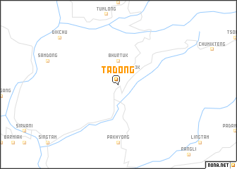 map of Tādong