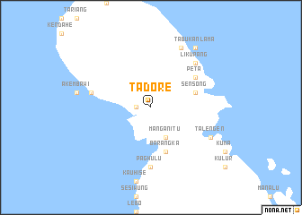 map of Tadore