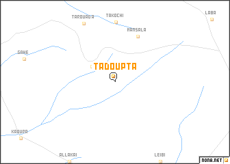 map of Tadoupta