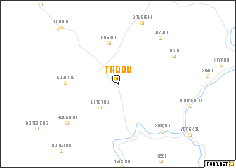 map of Tadou