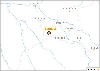 map of Tadra