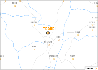 map of Tadua