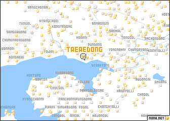 map of Taeae-dong