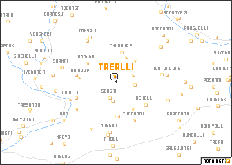 map of Taeal-li