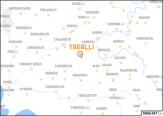 map of Taeal-li