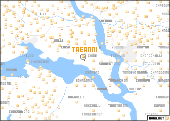 map of Taean-ni