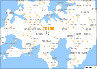 map of T\