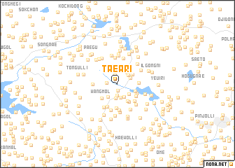 map of Taea-ri