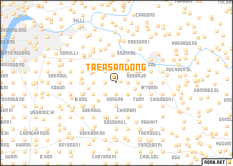 map of Taeasan-dong