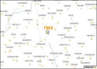 map of Taea