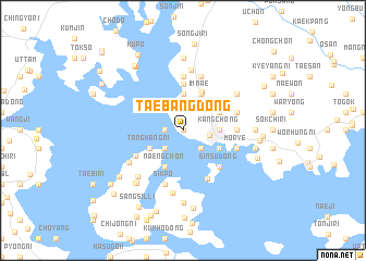 map of Taebang-dong