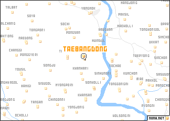 map of Taebang-dong