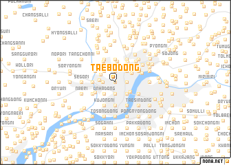 map of Taebo-dong