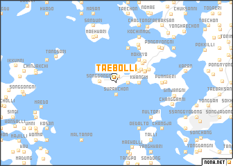 map of Taebŏl-li