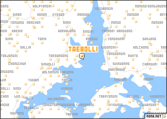 map of Taebŏl-li