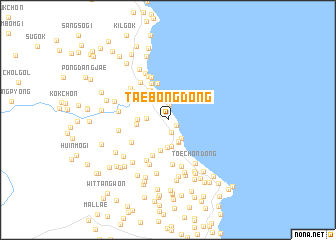 map of T\