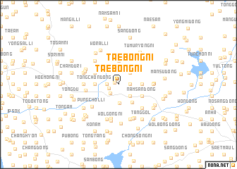 map of Taebong-ni