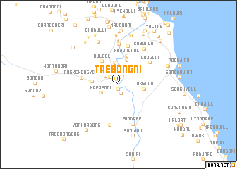 map of Taebong-ni