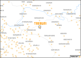 map of Taebu-ri