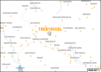 map of Taebyŏkkol