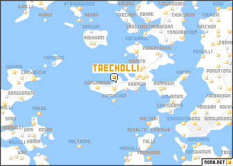 map of Taech\