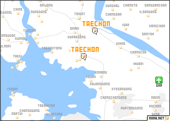 map of Tae-ch\