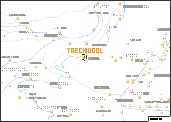 map of T\