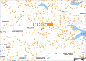 map of Taedŏk-tong