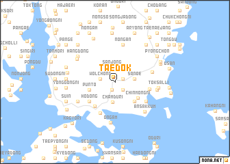 map of Taedŏk