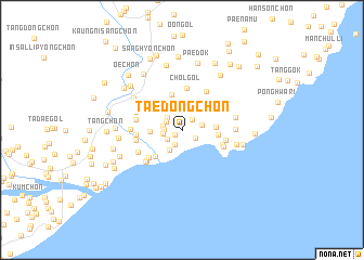 map of Taedong-ch\