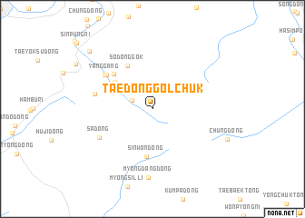 map of Taedonggolch\