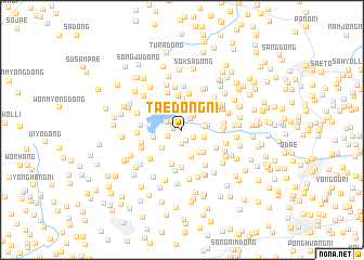 map of Taedong-ni