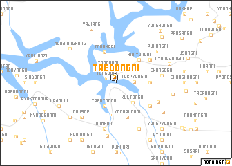 map of Taedong-ni