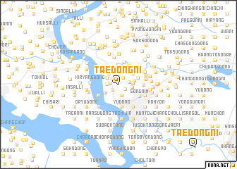 map of Taedong-ni