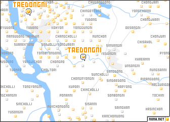 map of Taedong-ni