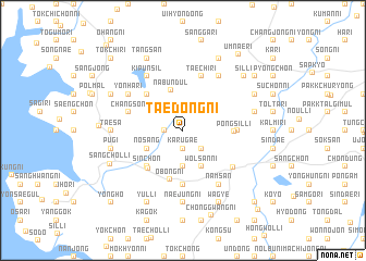 map of Taedong-ni