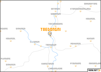 map of Taedong-ni