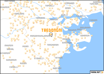 map of Taedong-ni