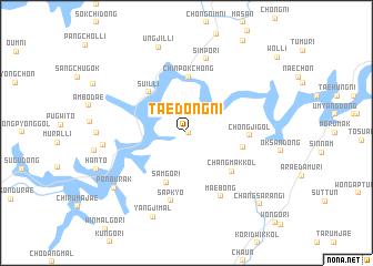 map of Taedong-ni