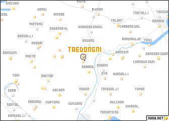 map of Taedong-ni