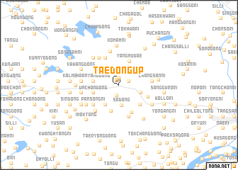 map of Taedong-ŭp