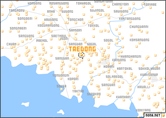 map of Tae-dong