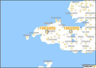 map of Tae-dong