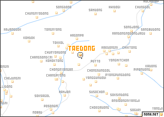 map of Tae-dong