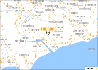 map of Tae-dong