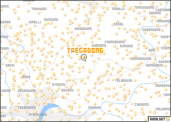 map of Taega-dong