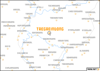 map of Taegaein-dong